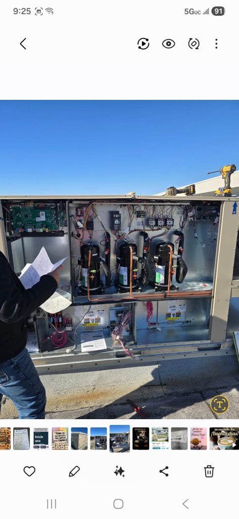 Commercial rooftop HVAC unit service and repair in Broward County Florida by HVAC Pro LLC